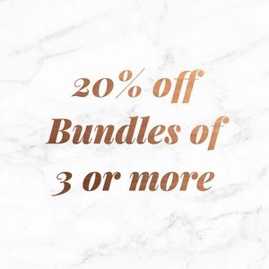 Don’t forget to bundle!!!